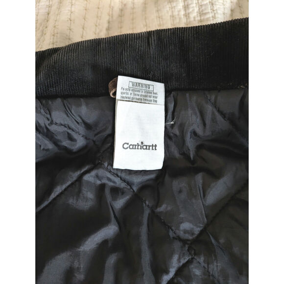 Vintage 1990's Carhartt Men's Brown Chore Workwear Jacket XL Tall - Picture 6 of 7